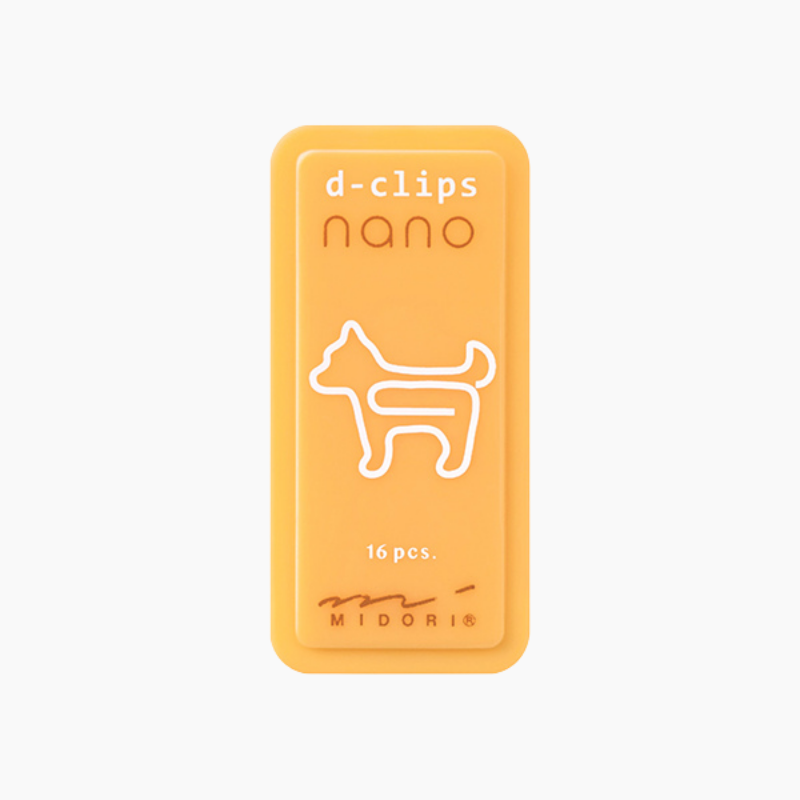 Midori D-Clips Nano Clips - Dog - Box of 16