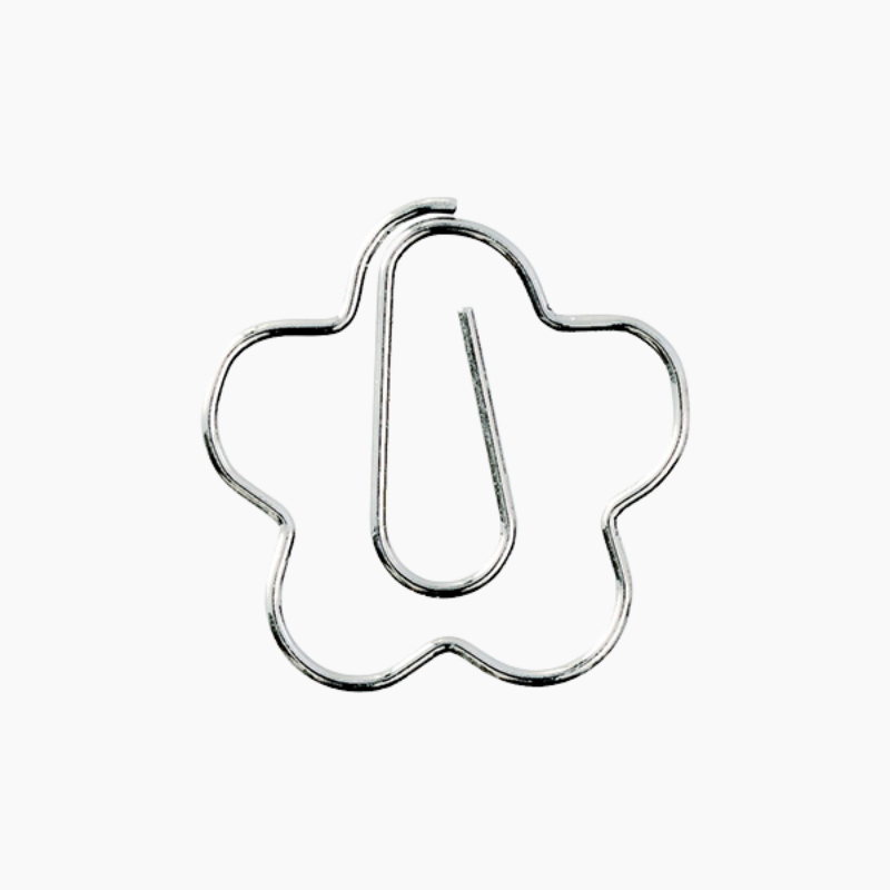 Midori D-Clips Nano Clips - Flower - Box of 16