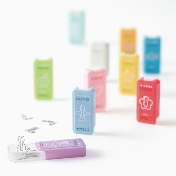 Midori D-Clips Nano Clips - Heart - Box of 16