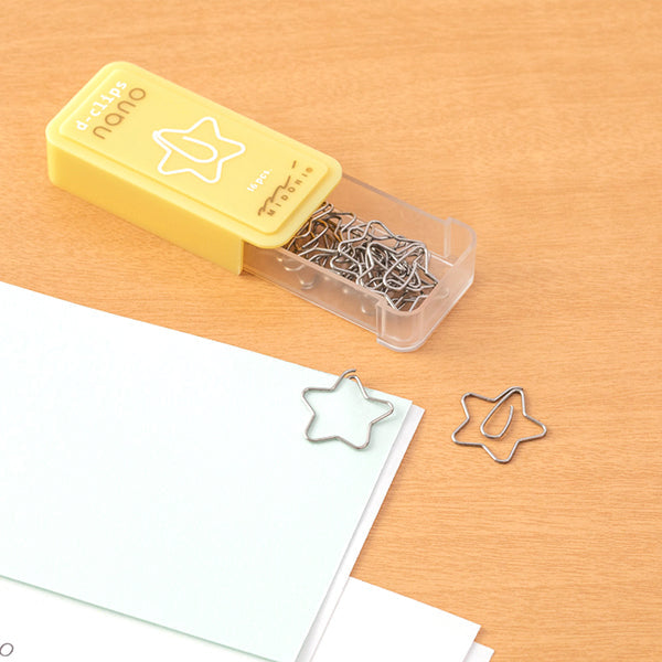 Midori D-Clips Nano Clips - Star - Box of 16