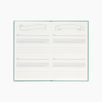 Midori Diary Habit Tracker - Blue Green