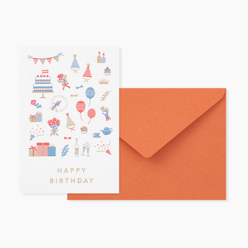 Midori Greeting Card - Birthday Party