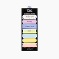 Midori Journal Title Sticky Notes - Colorful
