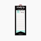 Midori Journal Weekly Log Sticky Notes - Ribbon