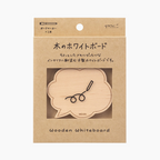Midori Magnetic Wooden Whiteboard - Speaking Bubble