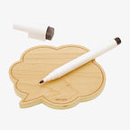 Midori Magnetic Wooden Whiteboard - Speaking Bubble
