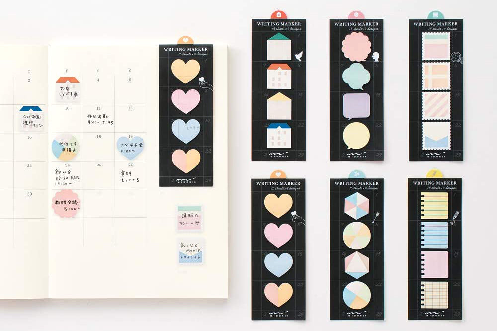 Midori Monthly Block Sticky Notes