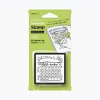 Midori Paintable Stamp - Pre-Inked - Habit Tracker