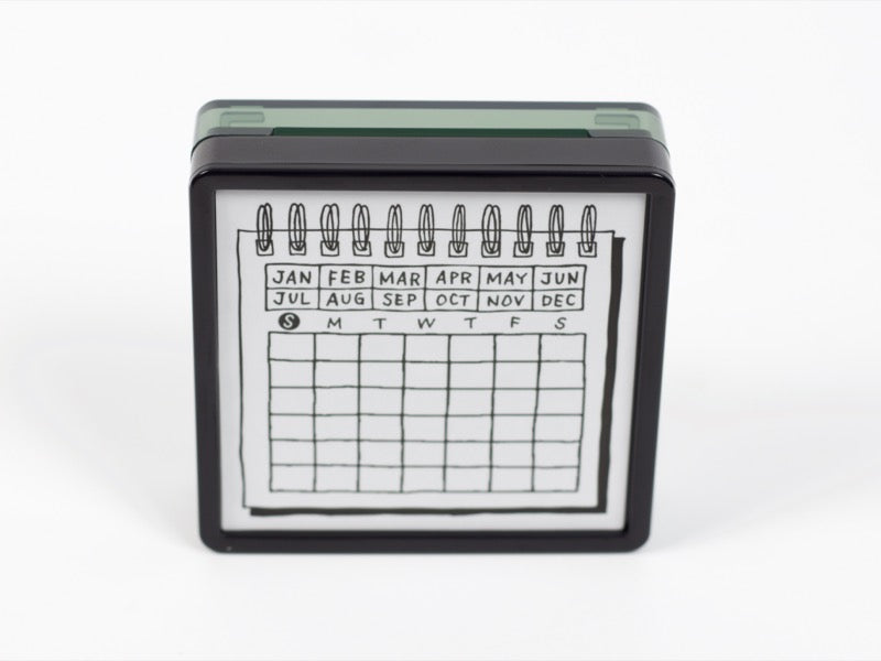 Midori Paintable Stamp - Pre-Inked - Calendar