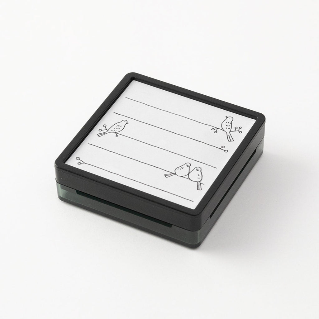 Midori Paintable Stamp - Pre-Inked - Lined