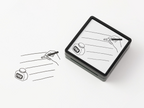Midori Paintable Stamp - Pre-Inked - Note