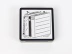 Midori Paintable Stamp - Pre-Inked - Reading List