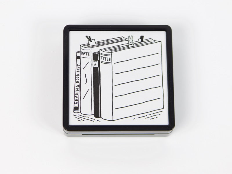 Midori Paintable Stamp - Pre-Inked - Reading List