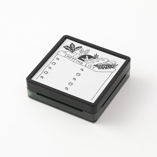 Midori Paintable Stamp - Pre-Inked - Shopping List