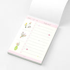 Midori To-Do List Memo Pad - Dried Flowers