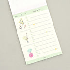 Midori To-Do List Memo Pad - Dried Flowers