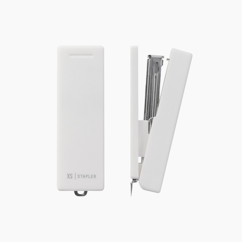 Midori Compact Stapler - White
