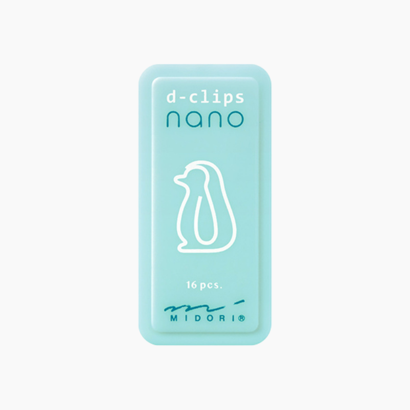 Midori D-Clips Nano Clips - Penguin - Box of 16
