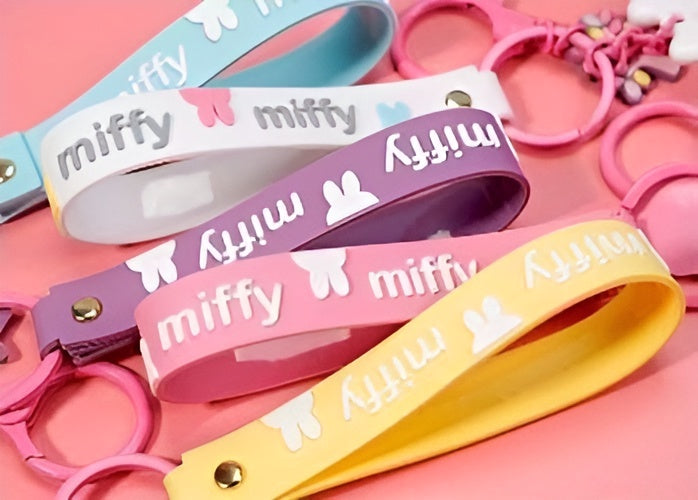 Miffy Bubble Blush Charm Keychain - Limited Quantity