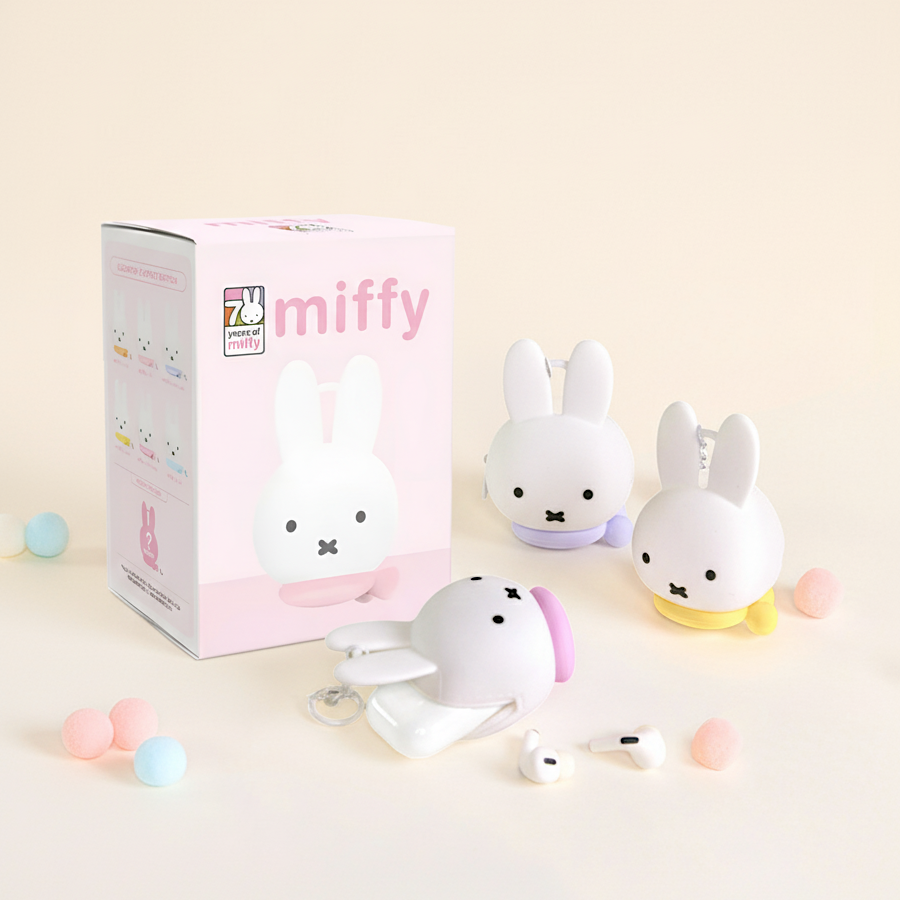Miffy Earbuds & Little Treasures Silicone Pouch - Surprise Box