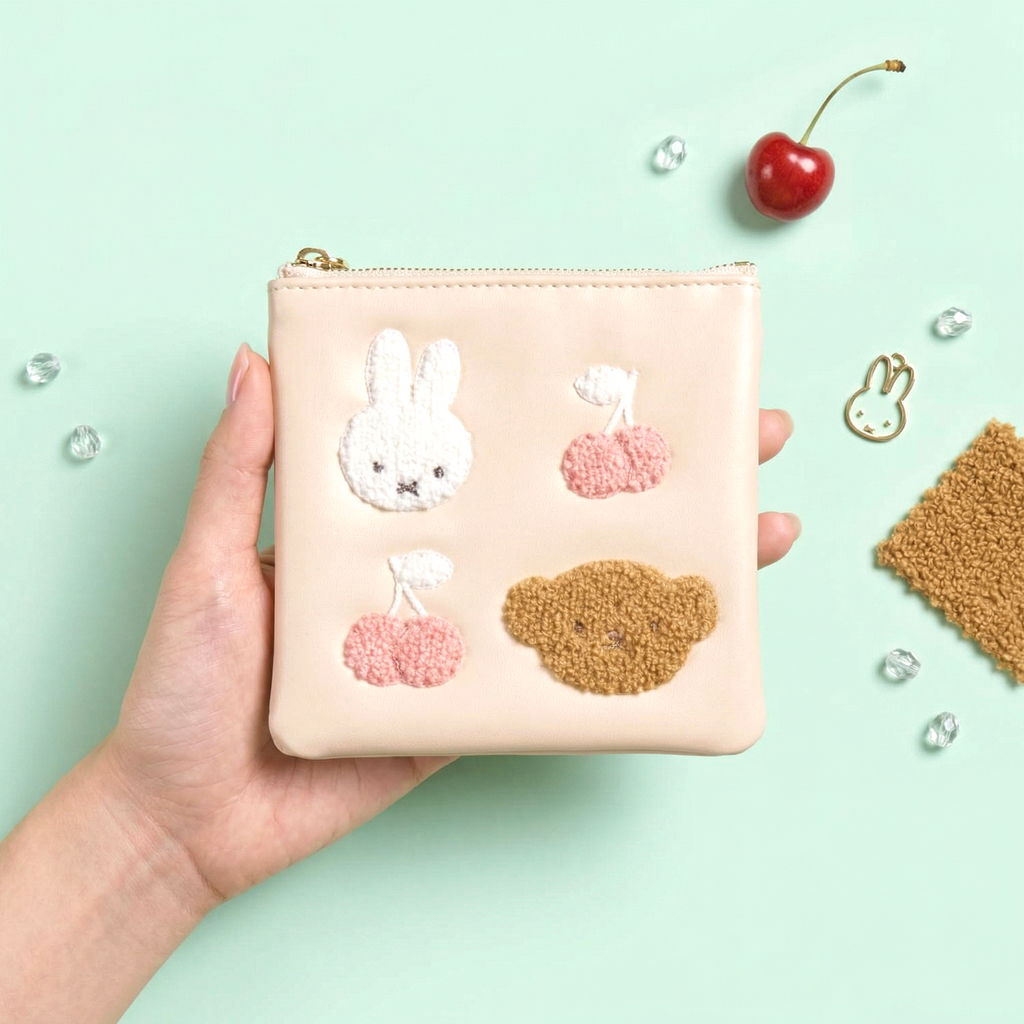 Miffy Embroidered Mini Pouch