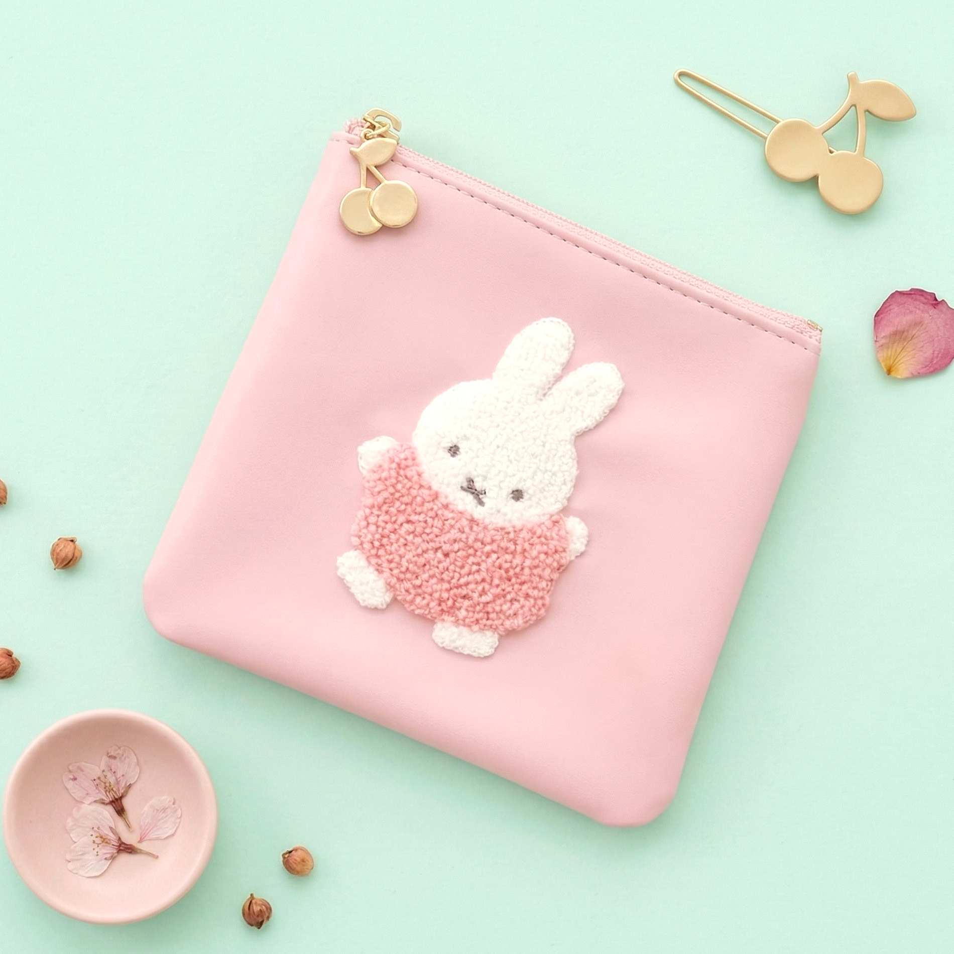 Miffy Embroidered Mini Pouch
