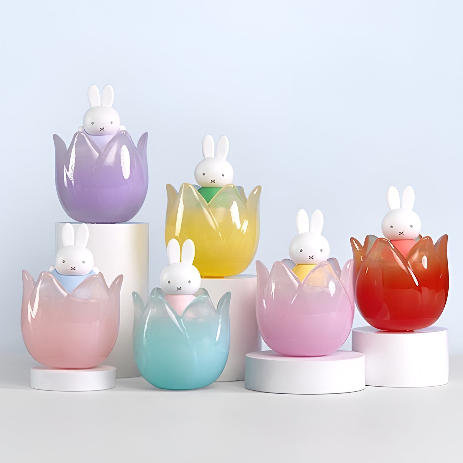 Miffy Tulip Treasure Pot – Removable Figure Jewelry Holder - Surprise Box