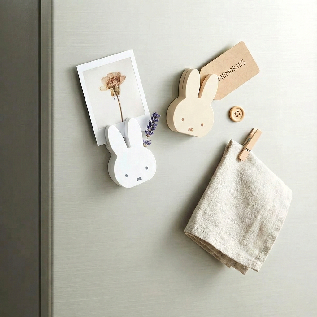 Miffy Wood Photo Stand with Magnet