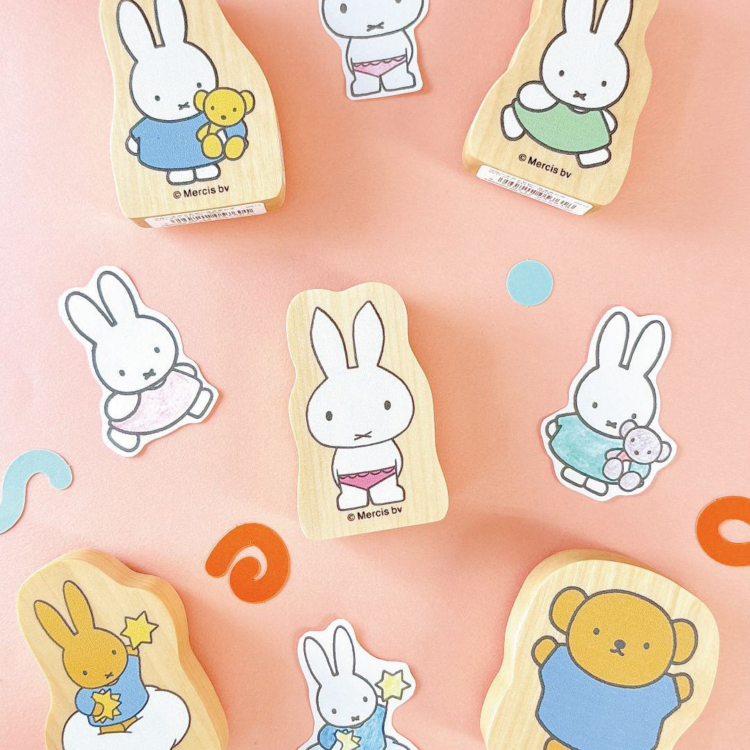 Miffy Wood Piece Stamps