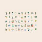 Mika's Garden Paper Stickers
