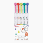 Mildliner Brush Pen Set - Fine Colors