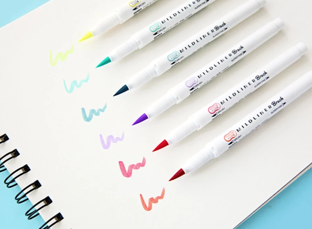Mildliner Brush Pen Set - Rare Colors
