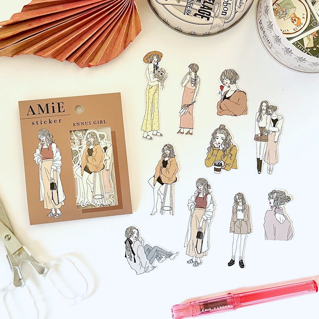 Mind Wave AMiE Stickers - Ennui Girl