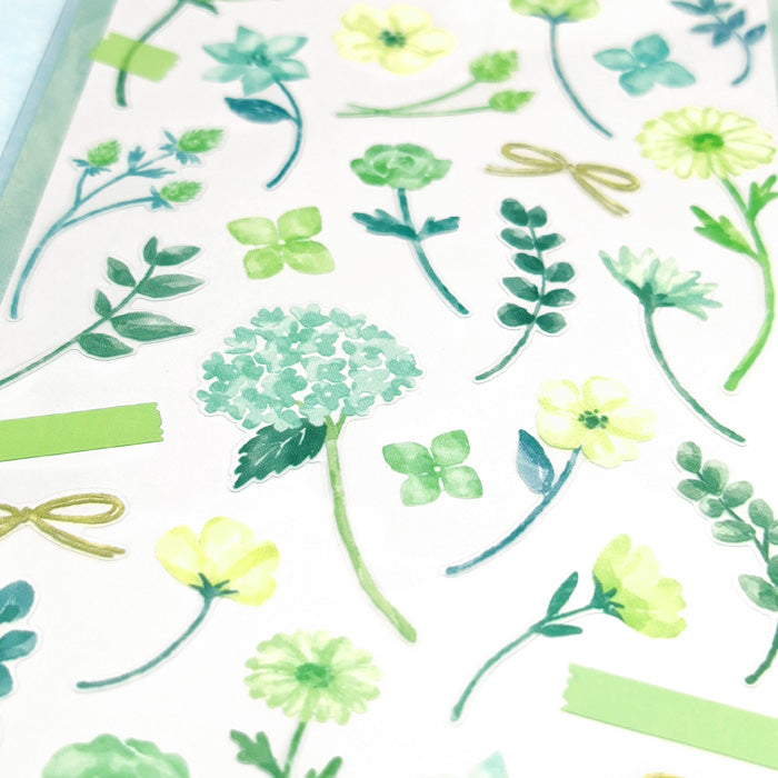 Mind Wave Botanical Colors Floral Stickers