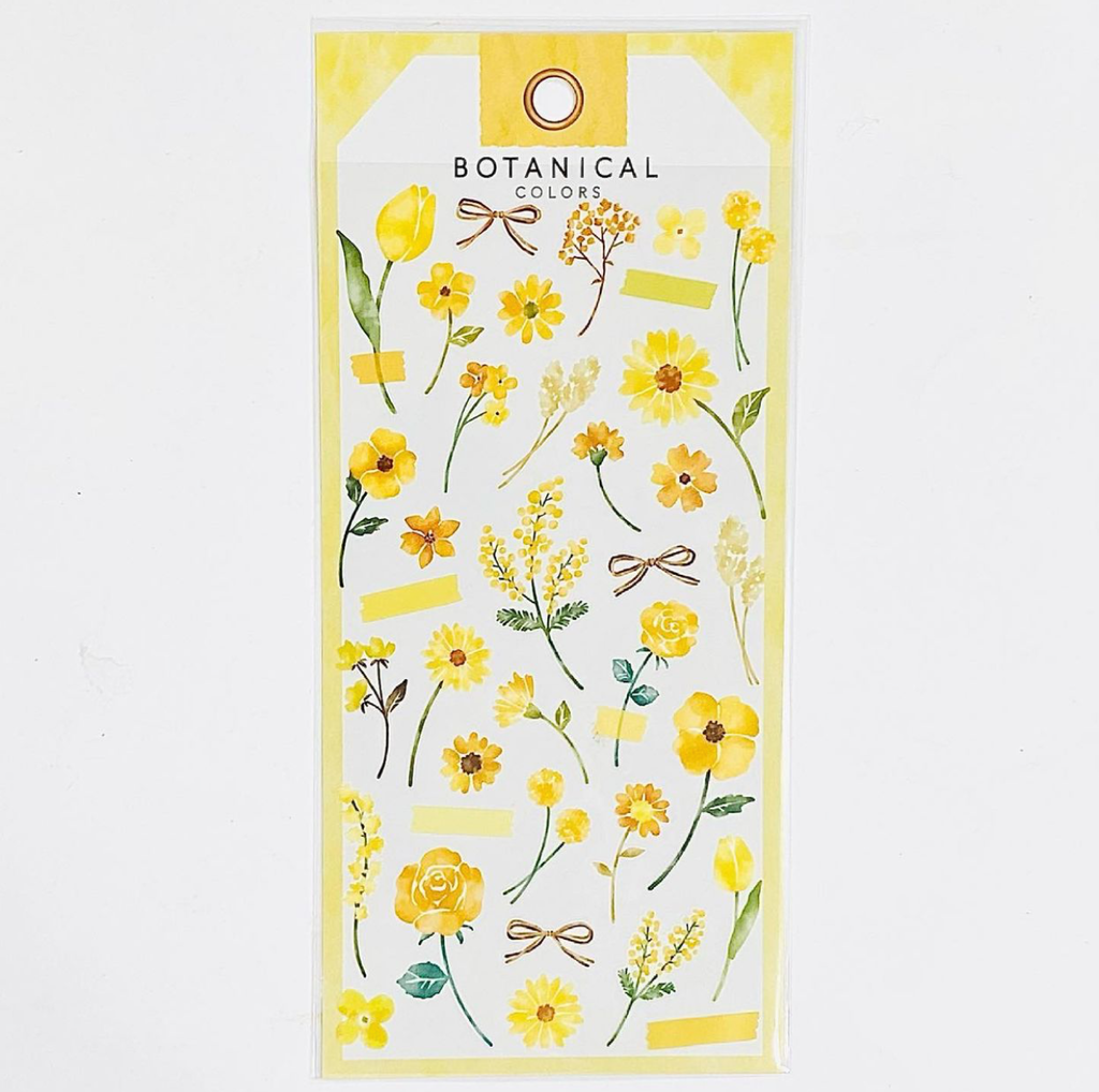 Mind Wave Botanical Colors Floral Stickers