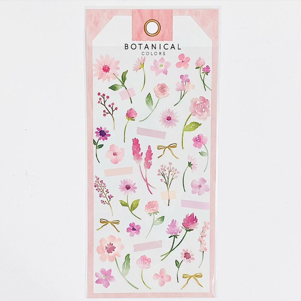 Mind Wave Botanical Colors Floral Stickers