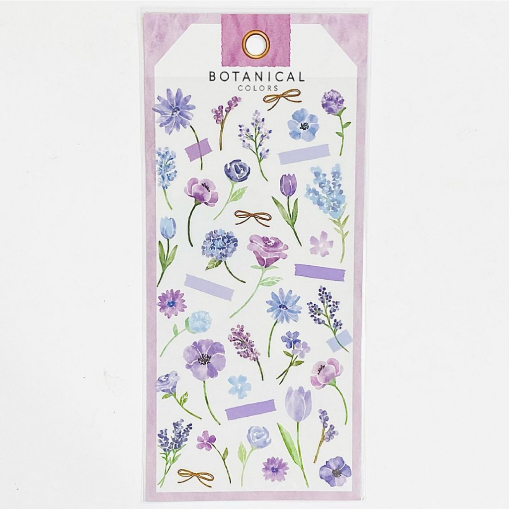 Mind Wave Botanical Colors Floral Stickers