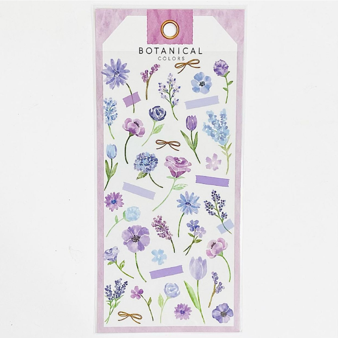 Mind Wave Botanical Colors Floral Stickers