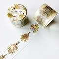 Mind Wave Clear Masking Tape - Bouquet