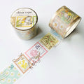 Mind Wave Clear Masking Tape - Flower Stamp
