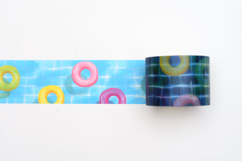 Mind Wave Clear Masking Tape - Limited Edition - Pool