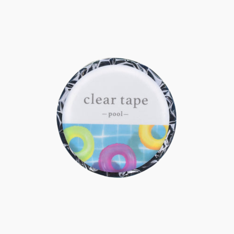 Mind Wave Clear Masking Tape - Limited Edition - Pool