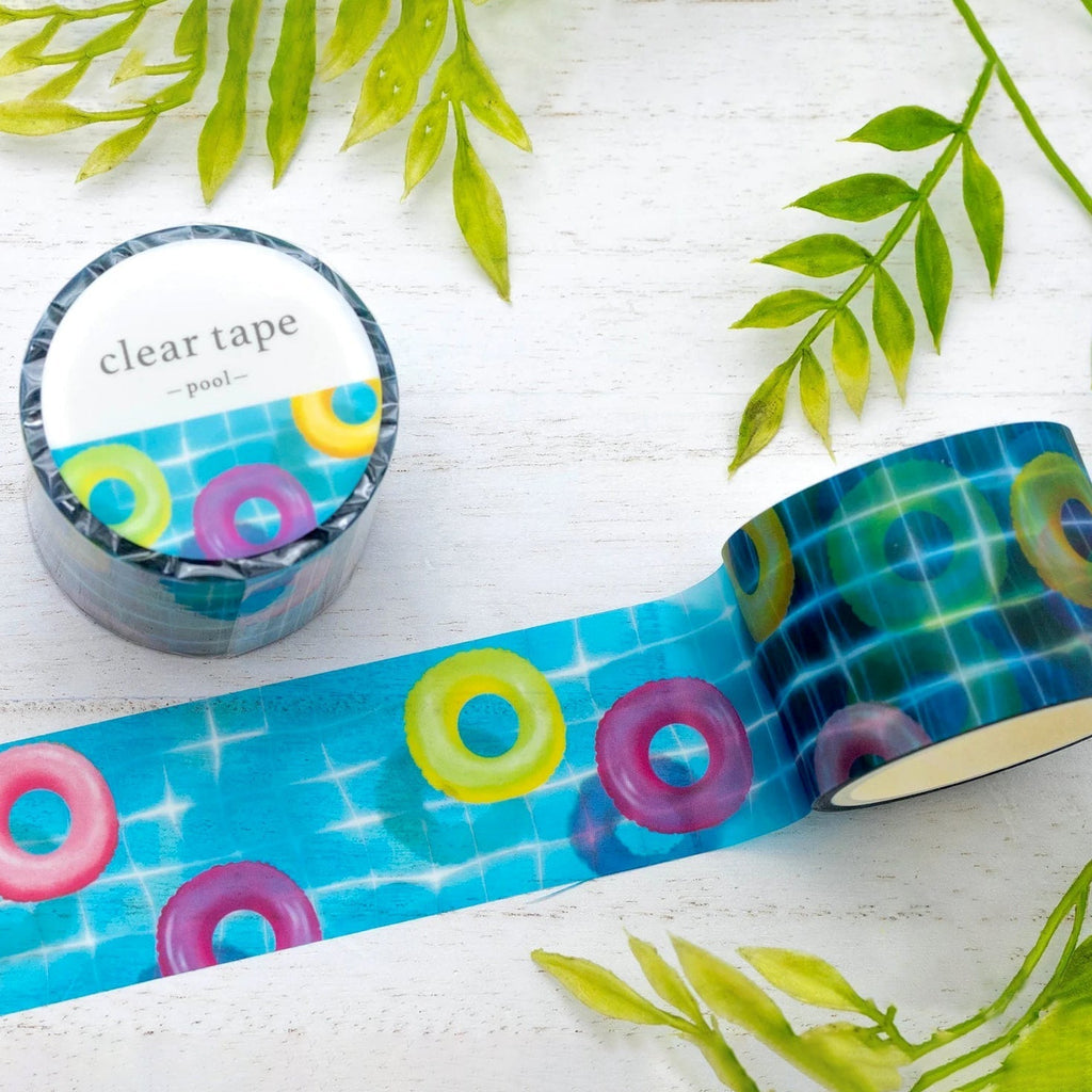 Mind Wave Clear Masking Tape - Limited Edition - Pool