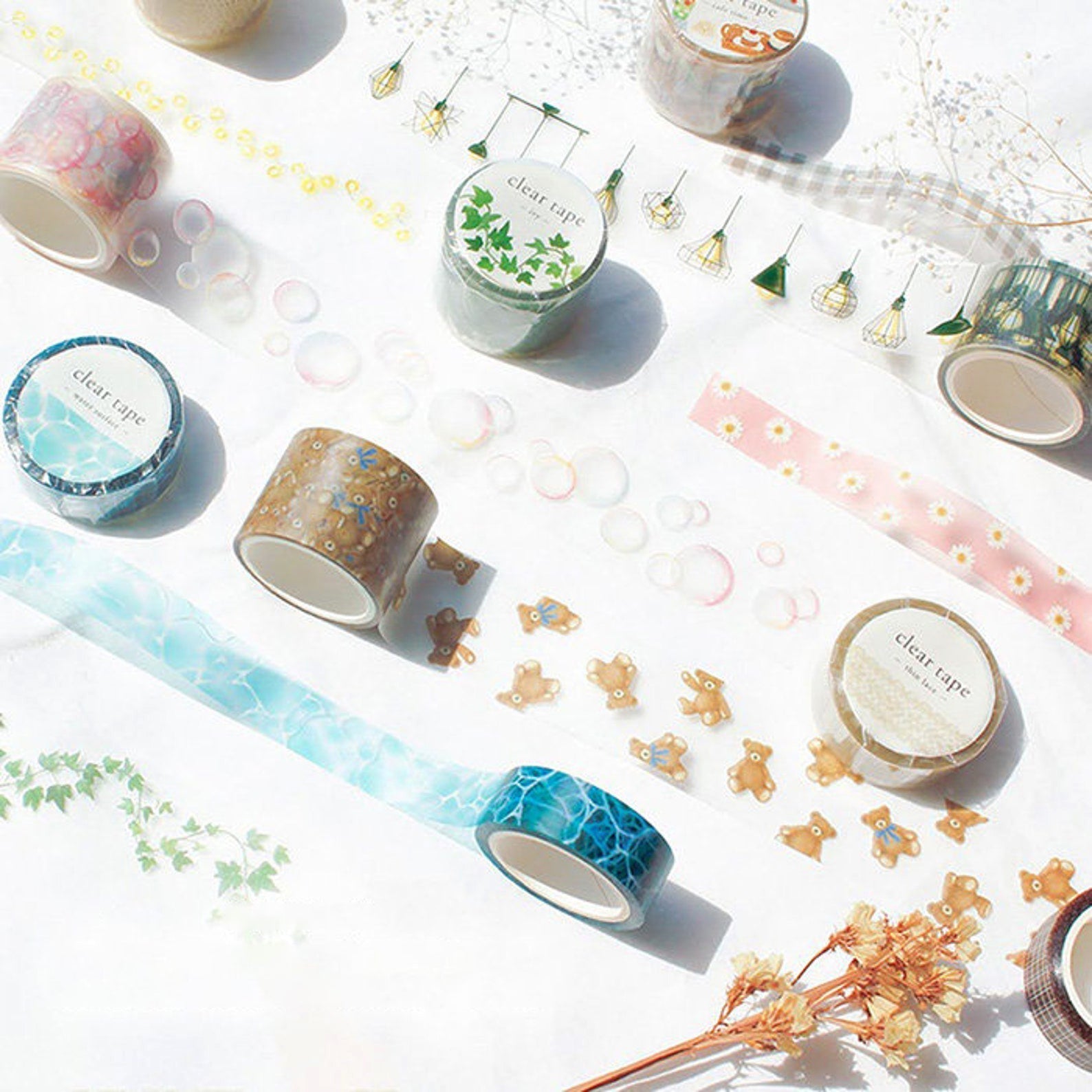 Mind Wave Clear Masking Tape - Water Surface