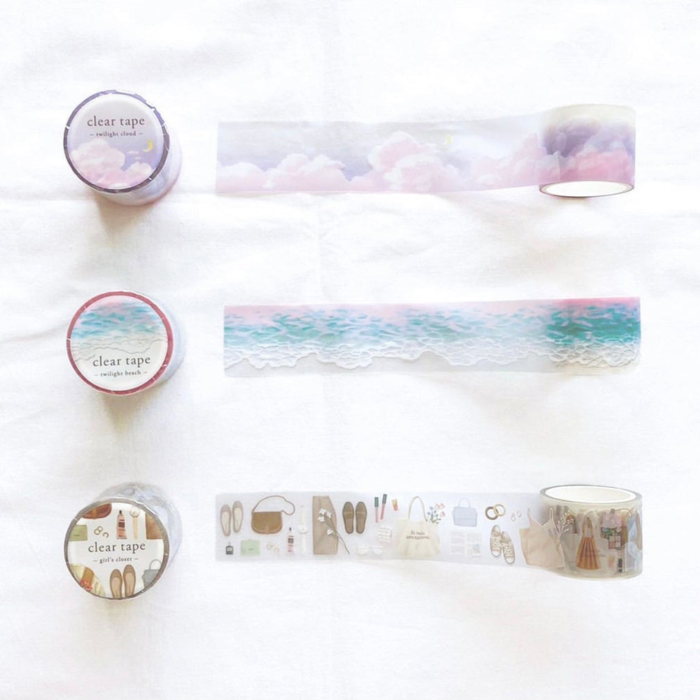 Mind Wave Clear Masking Tape - Limited Edition - Twilight Cloud