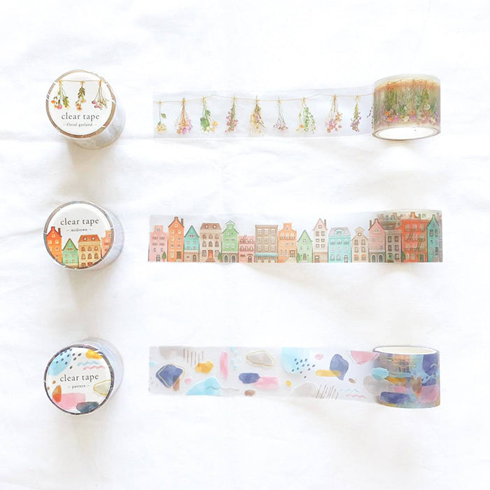 Mind Wave Clear Masking Tape - Limited Edition - Pattern