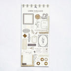 Mind Wave Collage Libre Papier Stickers
