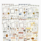 Mind Wave Collage Libre Papier Stickers