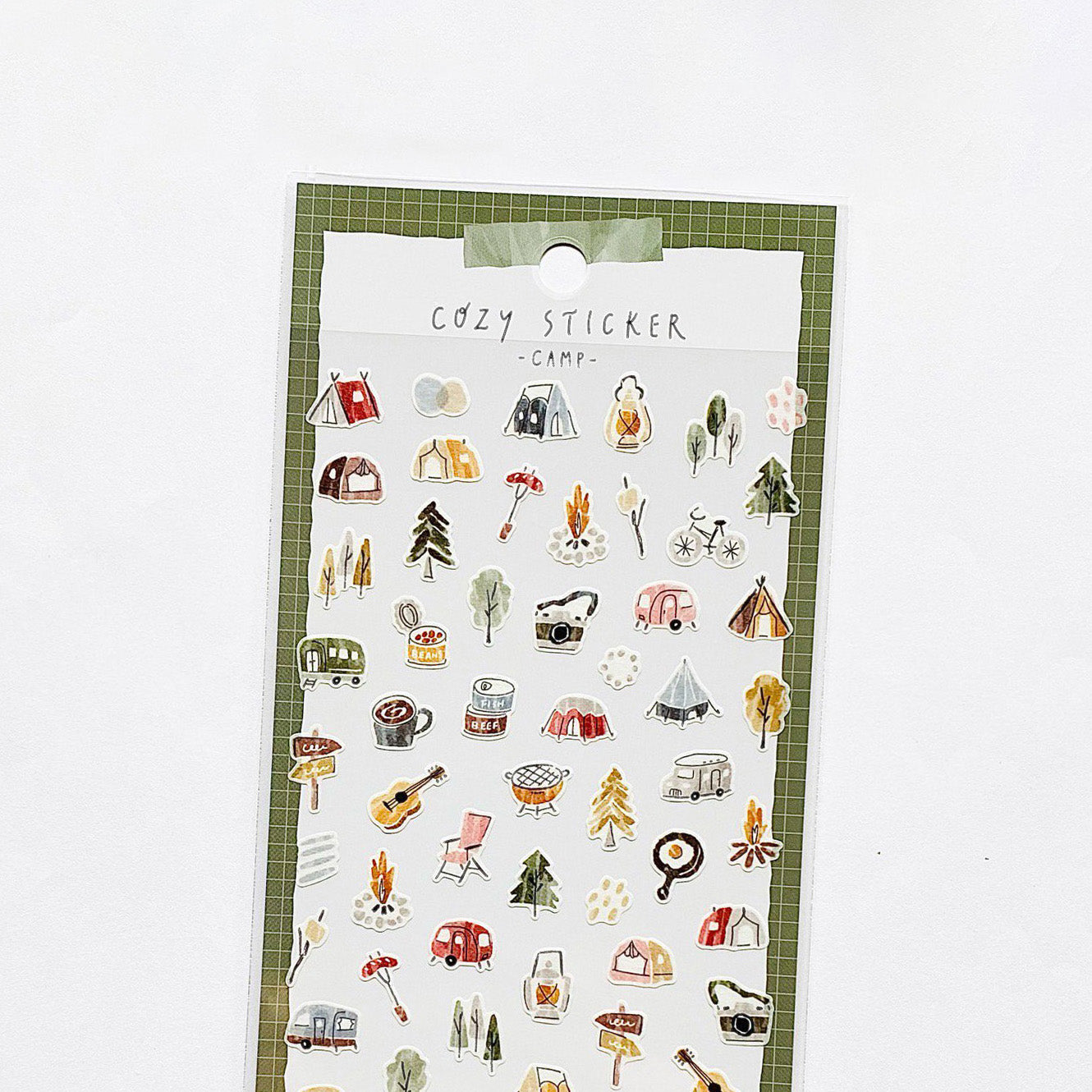 Mind Wave Cozy Stickers - Camping