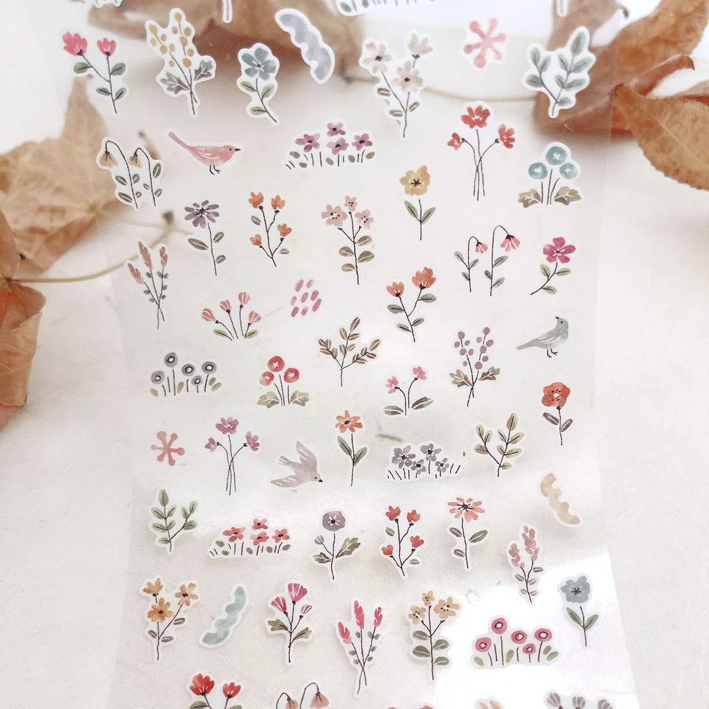 Mind Wave Cozy Stickers - Flower